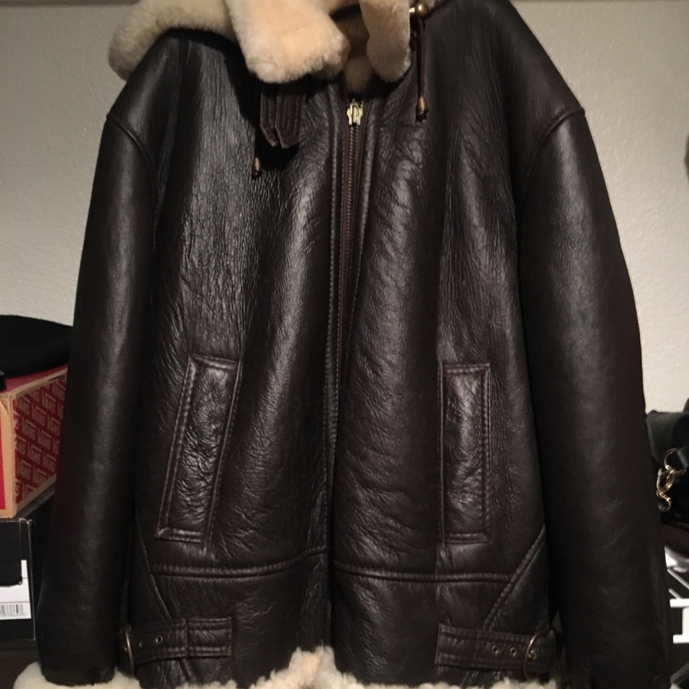 Leather Coat New still has tags Men’s M unisex.